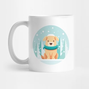 Winter season Dog outdoor Mug